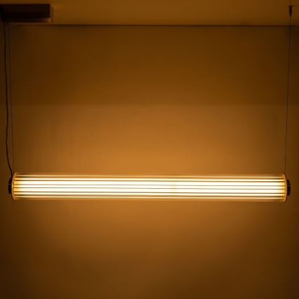Zuma Line - Dæmpbar LED-lysekrone med wireophæng LED/39W/230V 2700-6500K guld + fjernbetjening