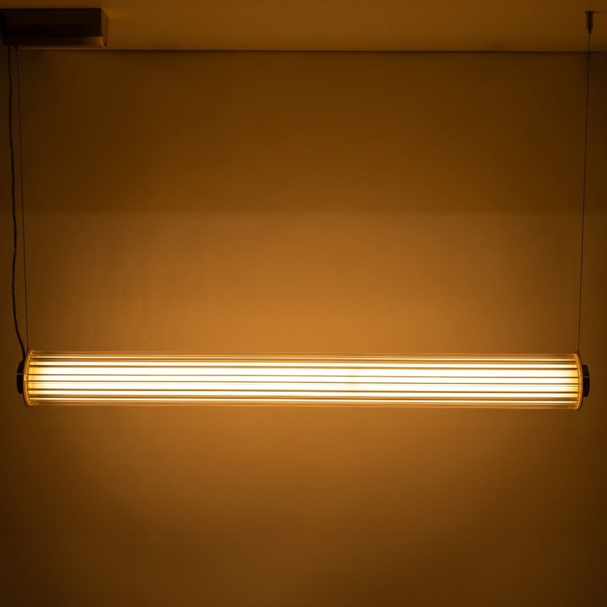 Zuma Line - Dæmpbar LED-lysekrone med wireophæng LED/39W/230V 2700-6500K guld + fjernbetjening