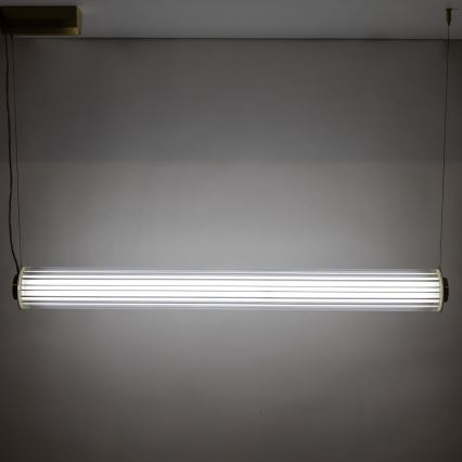 Zuma Line - Dæmpbar LED-lysekrone med wireophæng LED/39W/230V 2700-6500K guld + fjernbetjening