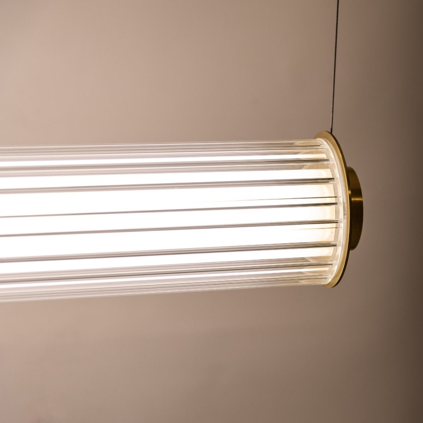 Zuma Line - Dæmpbar LED-lysekrone med wireophæng LED/39W/230V 2700-6500K guld + fjernbetjening