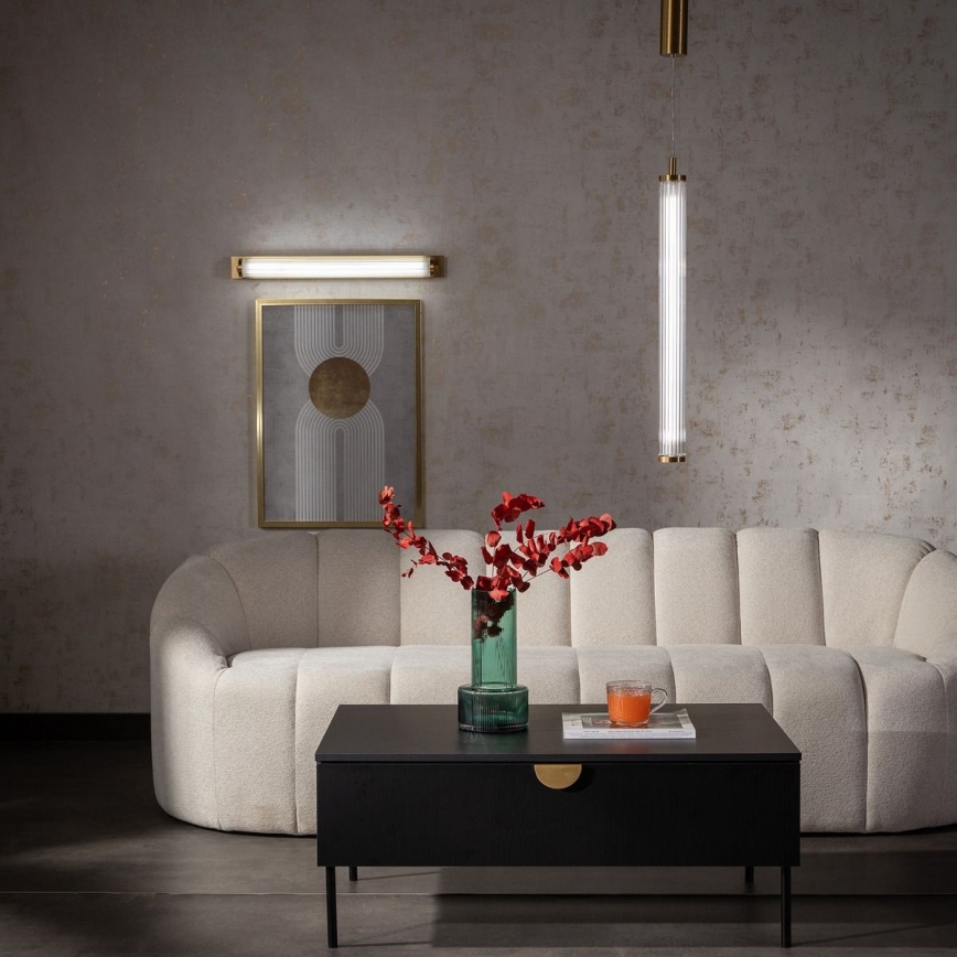 Zuma Line - LED-dæmpbar lysekrone på wire LED/26W/230V 2700-6500K guld + fjernbetjening