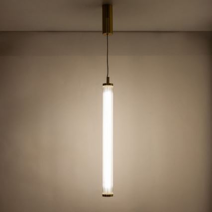 Zuma Line - LED-dæmpbar lysekrone på wire LED/26W/230V 2700-6500K guld + fjernbetjening