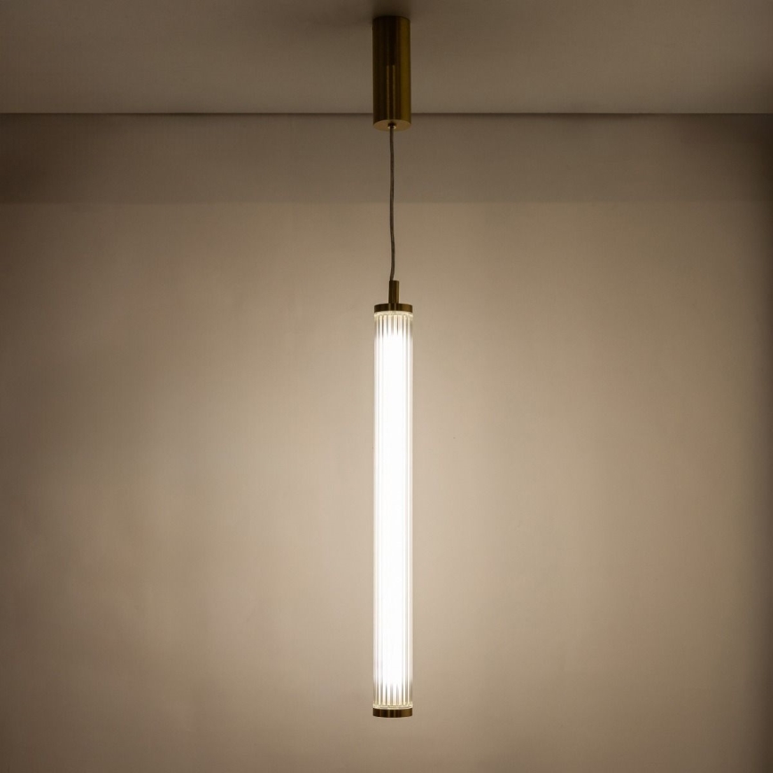 Zuma Line - LED-dæmpbar lysekrone på wire LED/26W/230V 2700-6500K guld + fjernbetjening