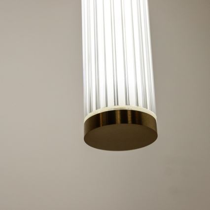 Zuma Line - LED-dæmpbar lysekrone på wire LED/26W/230V 2700-6500K guld + fjernbetjening