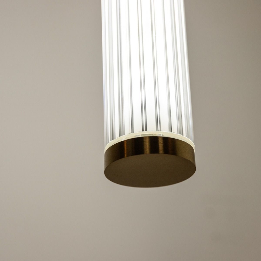 Zuma Line - LED-dæmpbar lysekrone på wire LED/26W/230V 2700-6500K guld + fjernbetjening