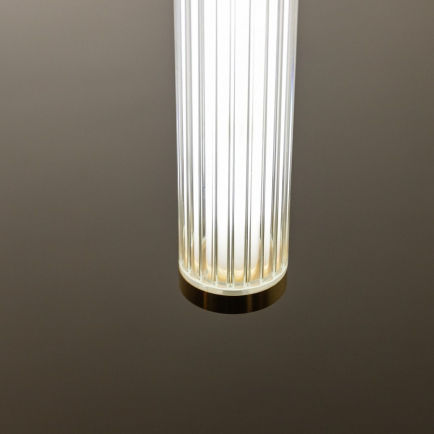 Zuma Line - LED-dæmpbar lysekrone på wire LED/26W/230V 2700-6500K guld + fjernbetjening