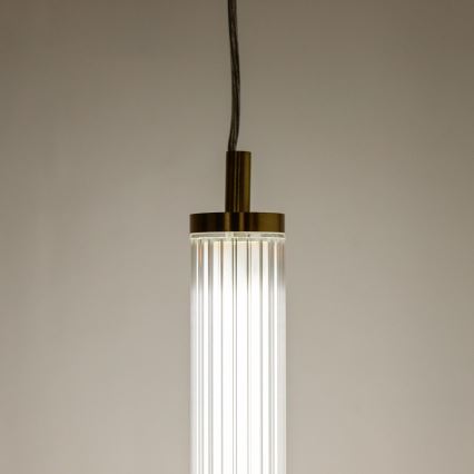 Zuma Line - LED-dæmpbar lysekrone på wire LED/26W/230V 2700-6500K guld + fjernbetjening