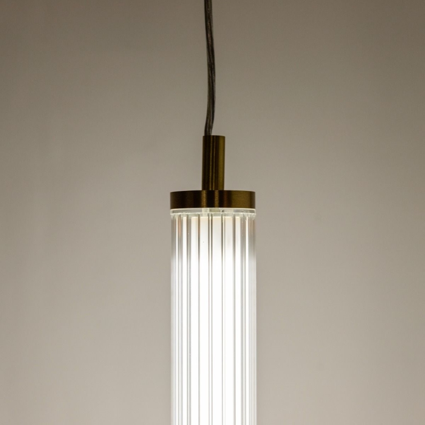 Zuma Line - LED-dæmpbar lysekrone på wire LED/26W/230V 2700-6500K guld + fjernbetjening
