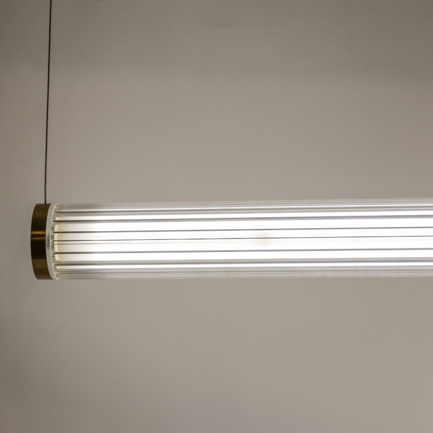 Zuma Line - LED-dæmpbar pendel på kabel LED/64W/230V 2700-6500K guld + fjernbetjening