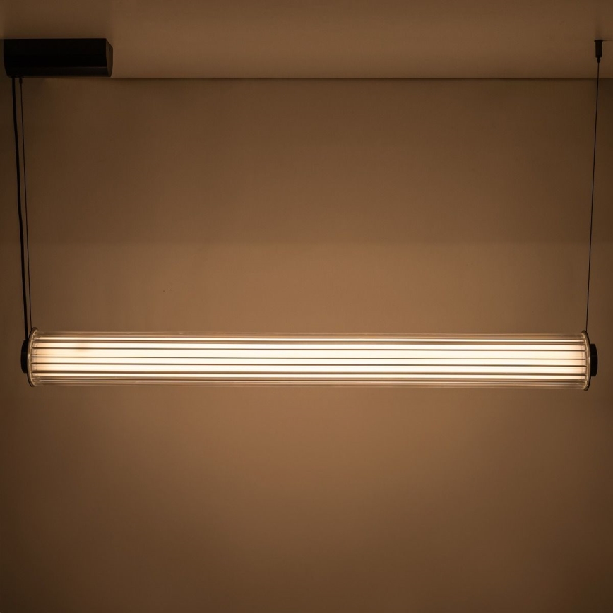 Zuma Line - LED dæmpbar lysekrone på wire LED/39W/230V 2700-6500K sort + fjernbetjening