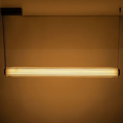 Zuma Line - LED dæmpbar lysekrone på wire LED/39W/230V 2700-6500K sort + fjernbetjening