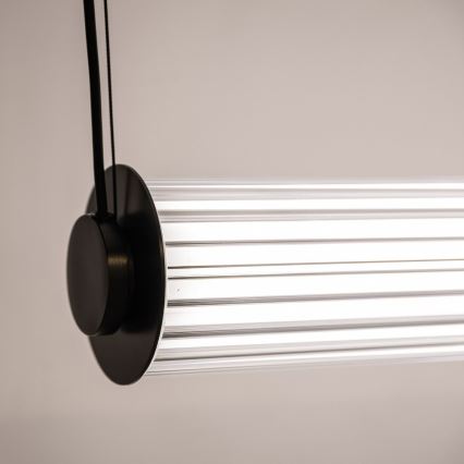 Zuma Line - LED dæmpbar lysekrone på wire LED/39W/230V 2700-6500K sort + fjernbetjening