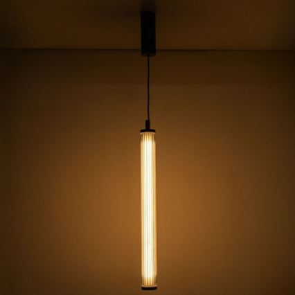 Zuma Line - LED dæmpbar pendel med wireophæng LED/26W/230V 2700-6500K sort + fjernbetjening