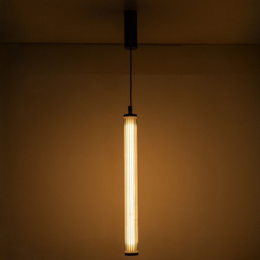 Zuma Line - LED dæmpbar pendel med wireophæng LED/26W/230V 2700-6500K sort + fjernbetjening