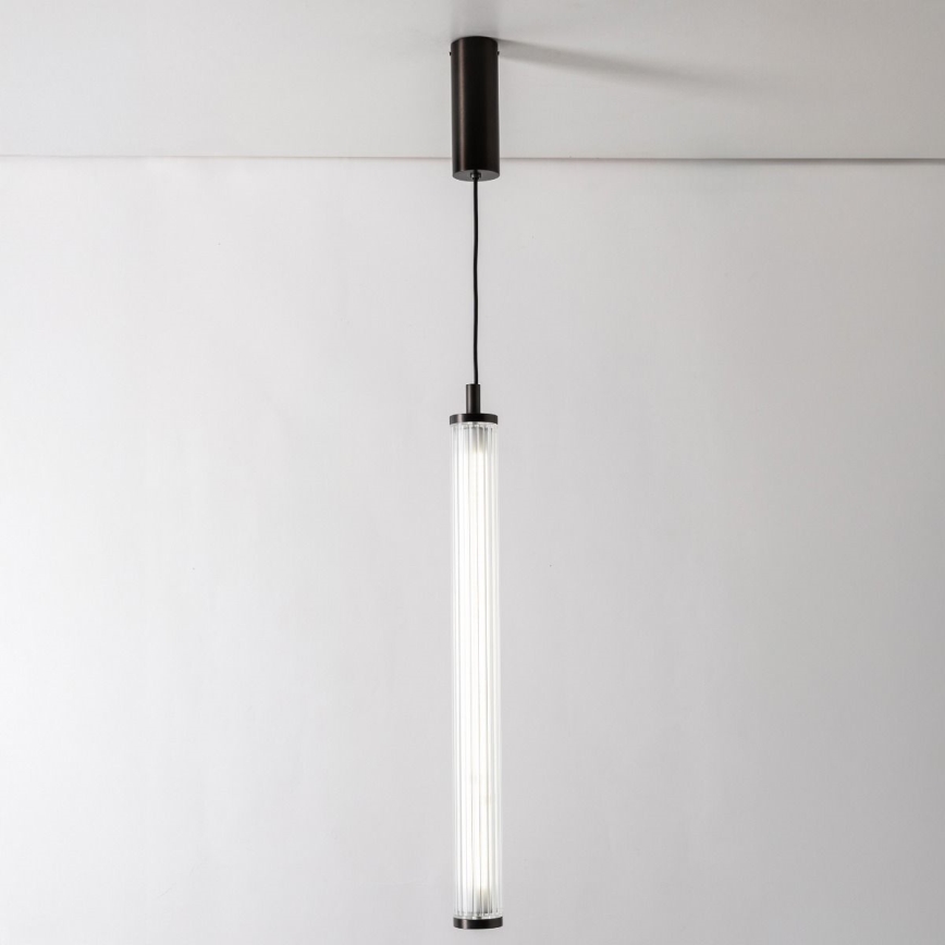 Zuma Line - LED dæmpbar pendel med wireophæng LED/26W/230V 2700-6500K sort + fjernbetjening
