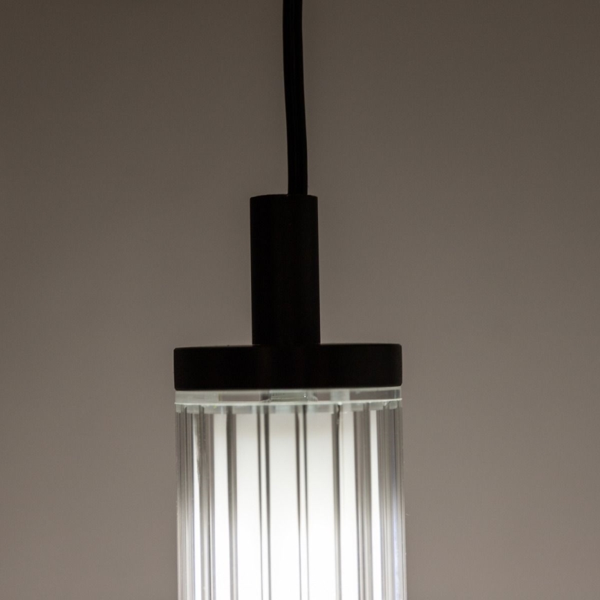 Zuma Line - LED dæmpbar pendel med wireophæng LED/26W/230V 2700-6500K sort + fjernbetjening