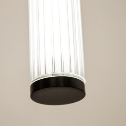 Zuma Line - LED dæmpbar pendel med wireophæng LED/26W/230V 2700-6500K sort + fjernbetjening