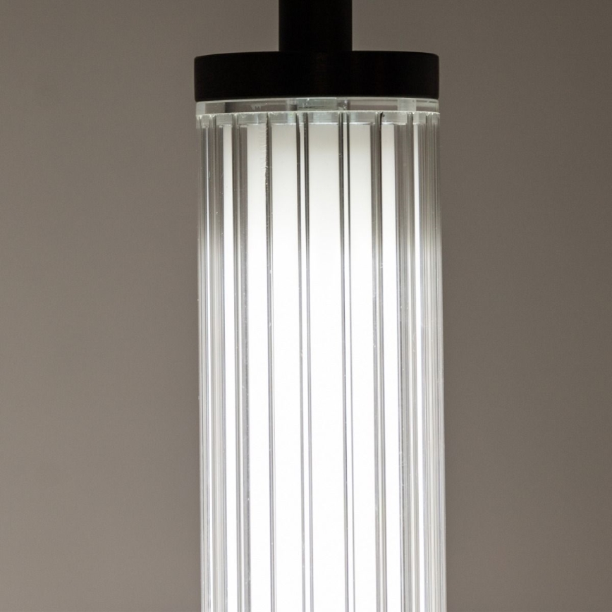 Zuma Line - LED dæmpbar pendel med wireophæng LED/26W/230V 2700-6500K sort + fjernbetjening
