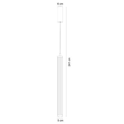 Zuma Line - LED dæmpbar pendel med wireophæng LED/26W/230V 2700-6500K sort + fjernbetjening