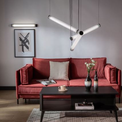 Zuma Line - Dæmpbar LED-pendel med wireophæng LED/64W/230V 2700–6500K sort + fjernbetjening