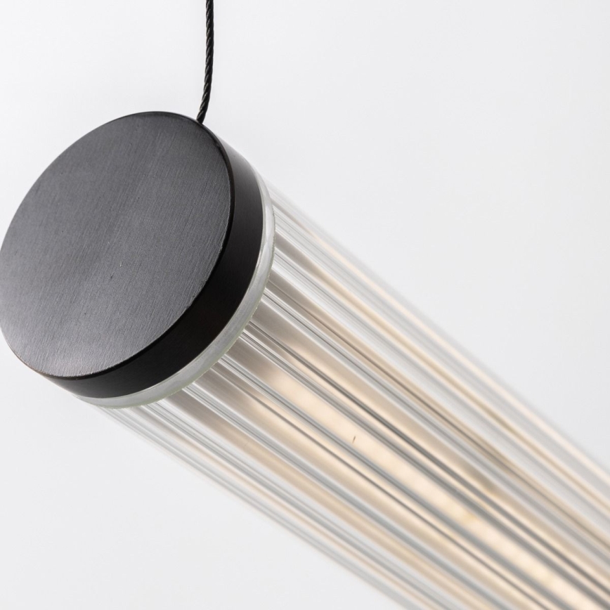 Zuma Line - Dæmpbar LED-pendel med wireophæng LED/64W/230V 2700–6500K sort + fjernbetjening