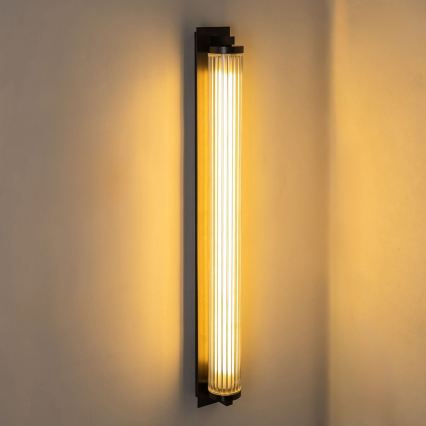 Zuma Line - Dæmpbar LED-væglampe LED/26W/230V 2700-6500K sort + fjernbetjening