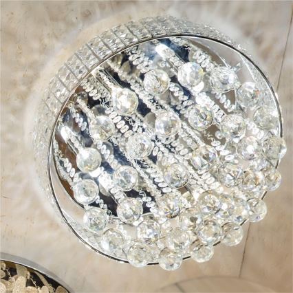 Zuma Line - Loftlampe 6xG9/25W/230V diameter 40 cm skinnende krom