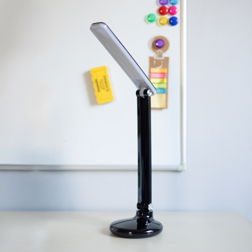 Zuma Line - Genopladelig LED bordlampe LED/6W/1200 mAh 3000/4500/6000K CRI 90 sort