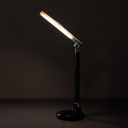 Zuma Line - Genopladelig LED bordlampe LED/6W/1200 mAh 3000/4500/6000K CRI 90 sort