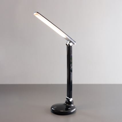 Zuma Line - Genopladelig LED bordlampe LED/6W/1200 mAh 3000/4500/6000K CRI 90 sort