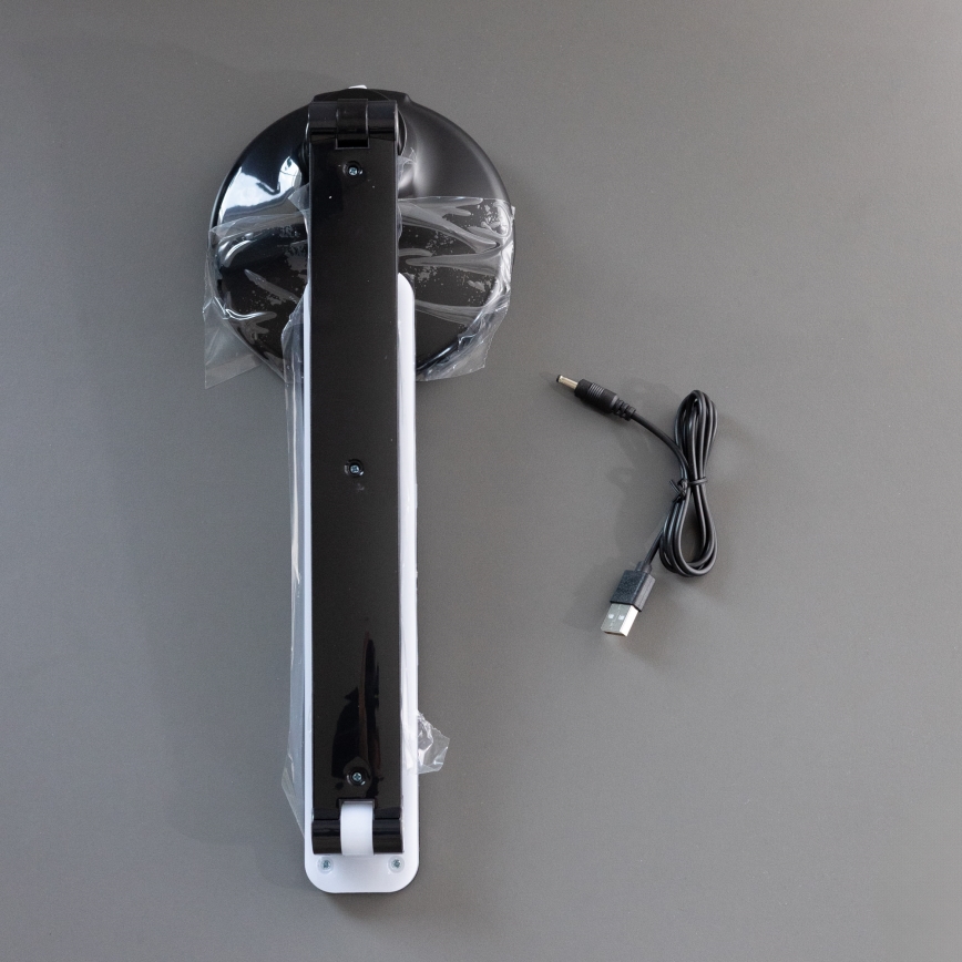 Zuma Line - Genopladelig LED bordlampe LED/6W/1200 mAh 3000/4500/6000K CRI 90 sort