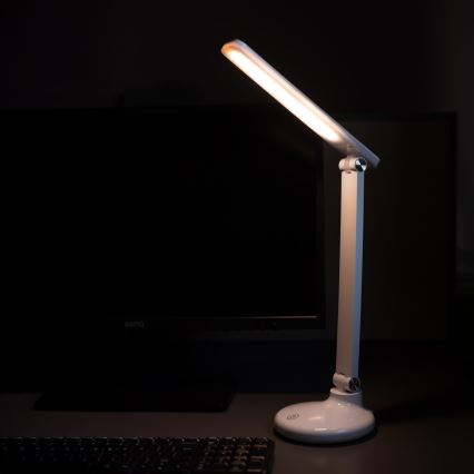 Zuma Line - Genopladelig LED bordlampe LED/6W/1200 mAh 3000/4500/6000K CRI 90 hvid