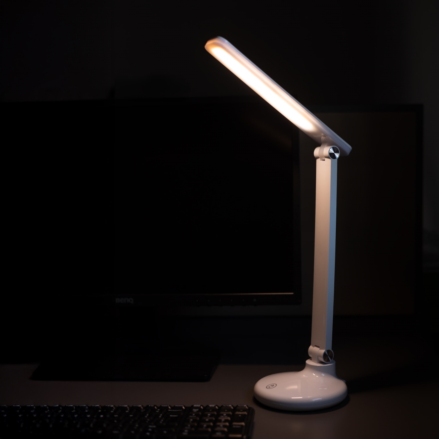 Zuma Line - Genopladelig LED bordlampe LED/6W/1200 mAh 3000/4500/6000K CRI 90 hvid