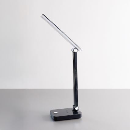 Zuma Line - Genopladelig LED bordlampe LED/8W/1200 mAh 3000/4500/6000K CRI 90 sort