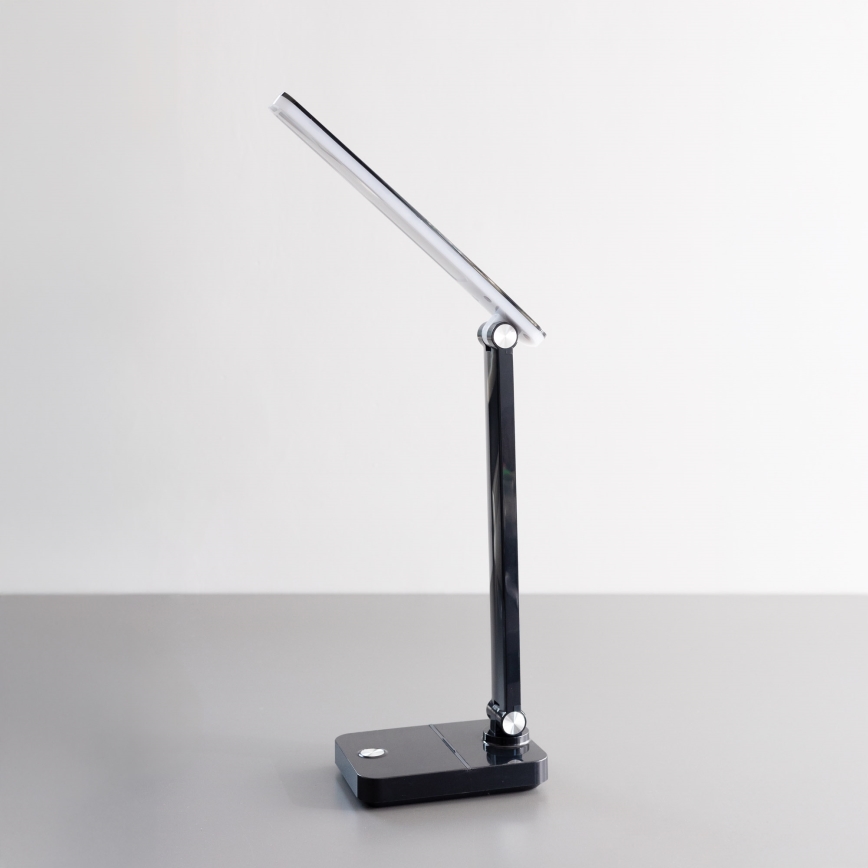 Zuma Line - Genopladelig LED bordlampe LED/8W/1200 mAh 3000/4500/6000K CRI 90 sort