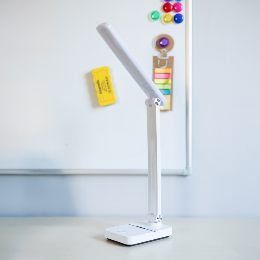 Zuma Line - Genopladelig LED bordlampe LED/8W/1200 mAh 3000/4500/6000K CRI 90 hvid