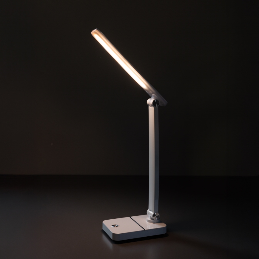 Zuma Line - Genopladelig LED bordlampe LED/8W/1200 mAh 3000/4500/6000K CRI 90 hvid