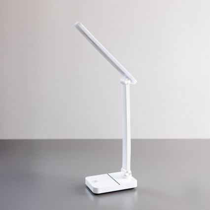 Zuma Line - Genopladelig LED bordlampe LED/8W/1200 mAh 3000/4500/6000K CRI 90 hvid