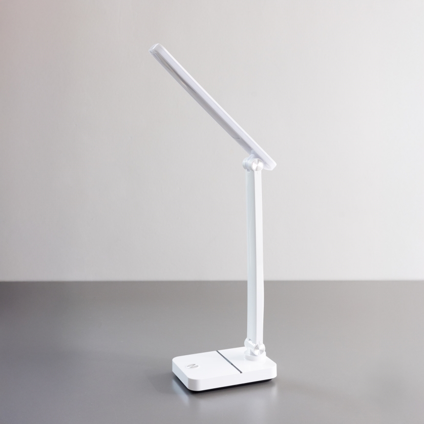 Zuma Line - Genopladelig LED bordlampe LED/8W/1200 mAh 3000/4500/6000K CRI 90 hvid