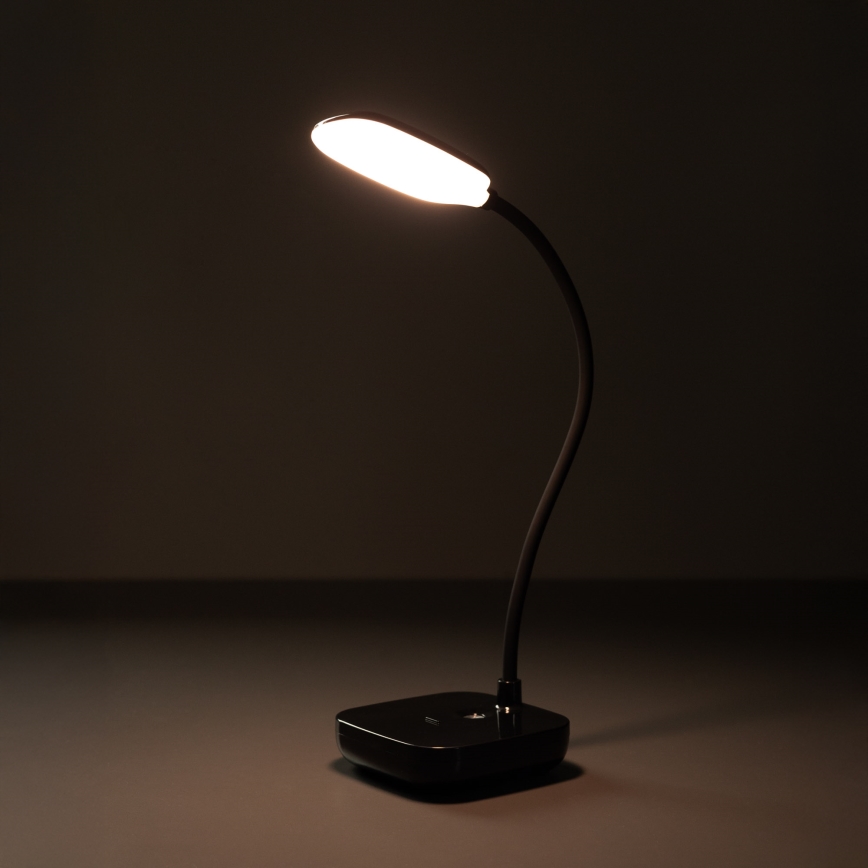 Zuma Line - LED Genopladelig bordlampe LED/7W/1200 mAh 3000/4500/6000K sort