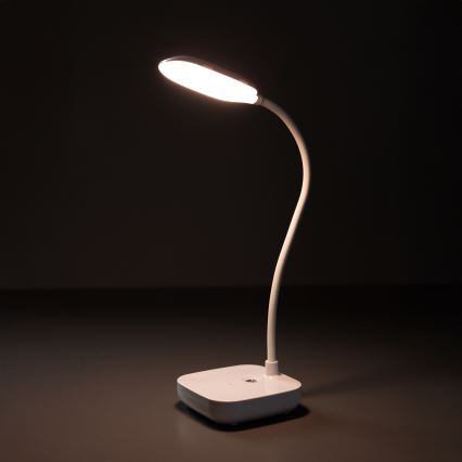 Zuma Line - Genopladelig LED bordlampe LED/7W/1200 mAh 3000/4500/6000K CRI 90 hvid