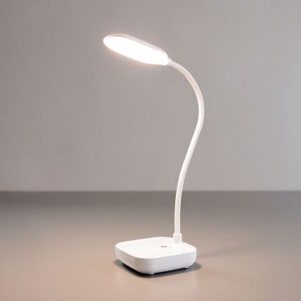 Zuma Line - Genopladelig LED bordlampe LED/7W/1200 mAh 3000/4500/6000K CRI 90 hvid