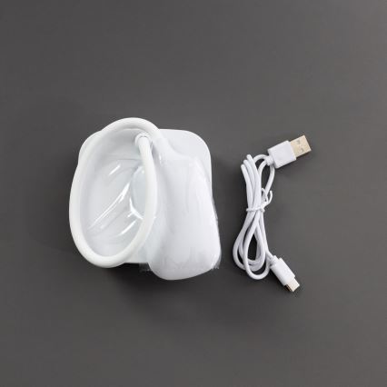 Zuma Line - Genopladelig LED bordlampe LED/7W/1200 mAh 3000/4500/6000K CRI 90 hvid