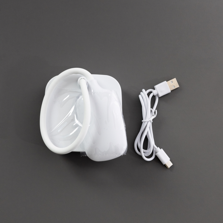 Zuma Line - Genopladelig LED bordlampe LED/7W/1200 mAh 3000/4500/6000K CRI 90 hvid
