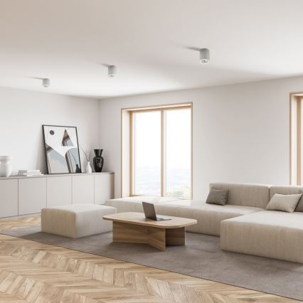 Zuma Line - LED RGBW dæmpbar spotarmatur 1xGU10/4,8W/230V hvid + fjernbetjening