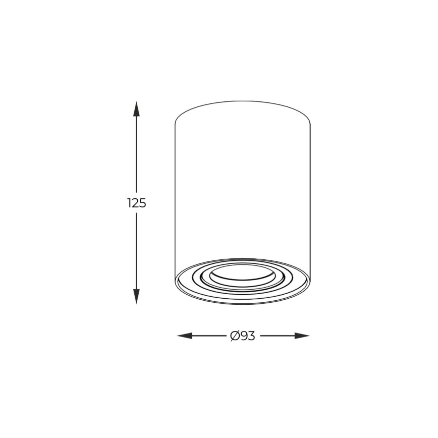 Zuma Line - LED RGBW dæmpbar spotarmatur 1xGU10/4,8W/230V hvid + fjernbetjening