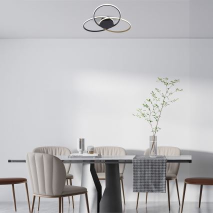 Zuma Line - LED loftlampe LED/60W/230V 3000/4000/6000K sort/guldfarvet
