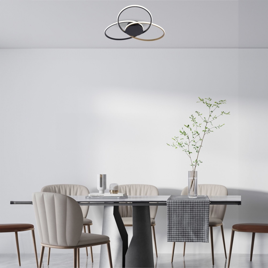Zuma Line - LED loftlampe LED/60W/230V 3000/4000/6000K sort/guldfarvet