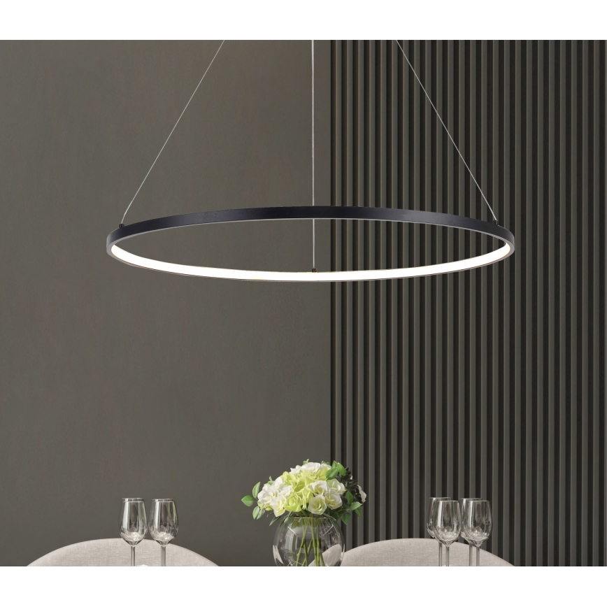 Zuma Line - LED pendel på wire LED/36W/230V 3000/4000/6000K Ø 80 cm sort