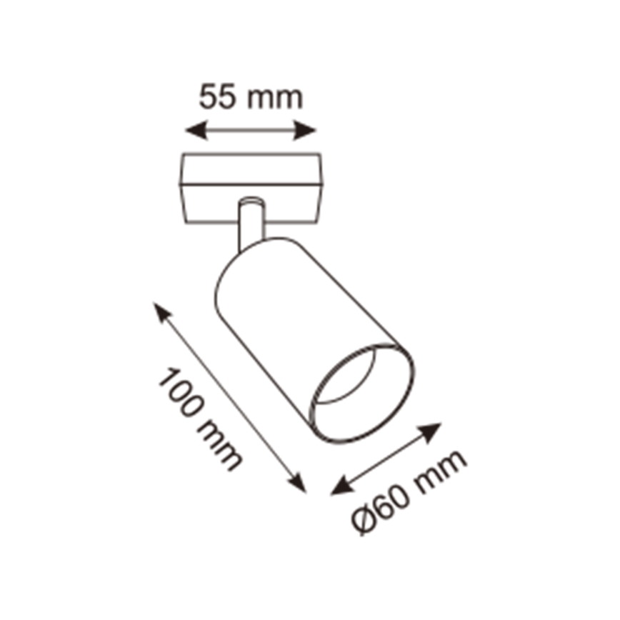 Zuma Line - Vægspot 1xGU10/50W/230V guldfarvet